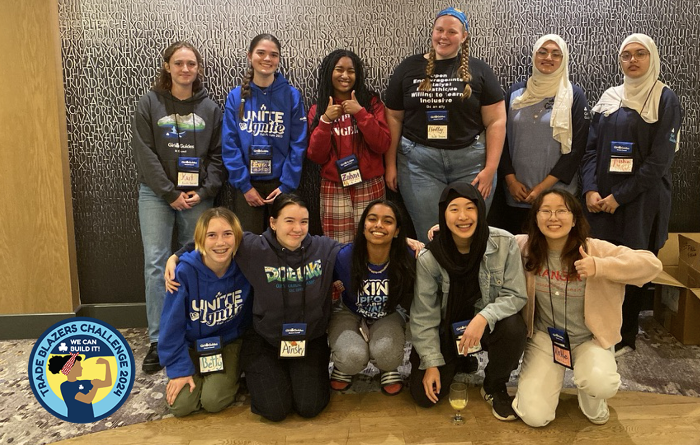Ontario Youth Council members smiling together in a group photo