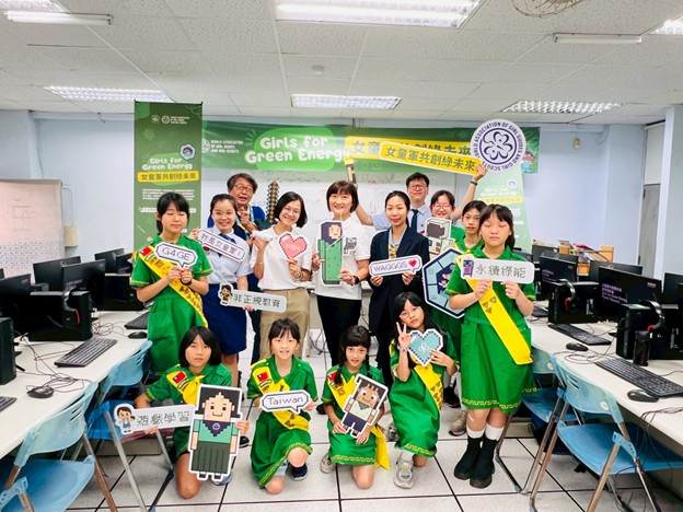 Teamwork in action: Girl Scouts + Siemens Energy Taiwan! 