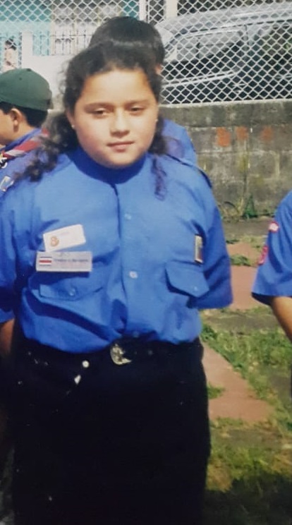 Ana as a kid