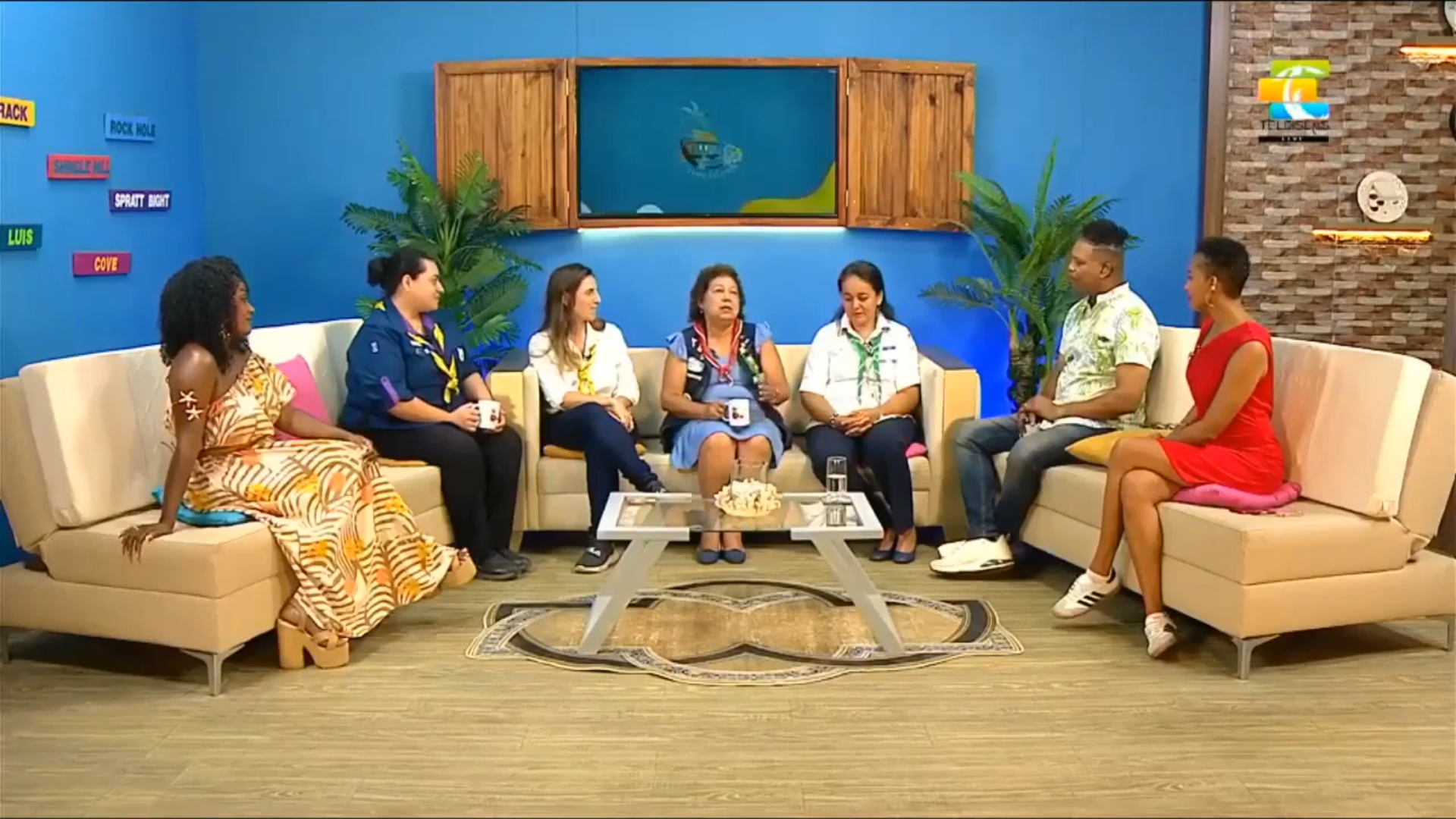 Regional Facilitators in a TV show