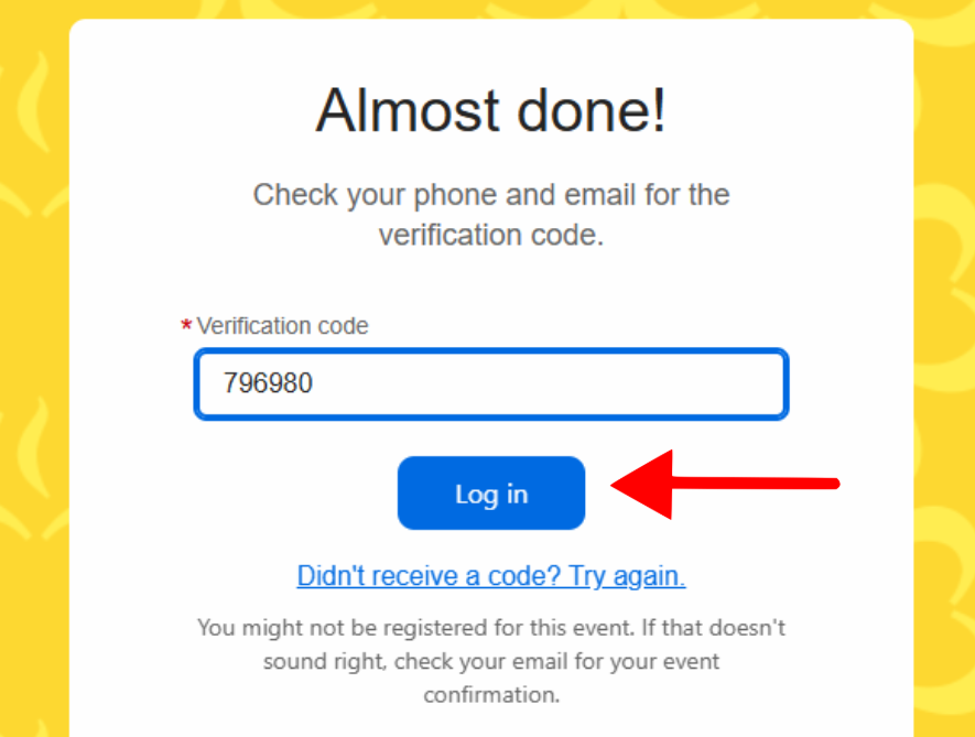 Verification with code added