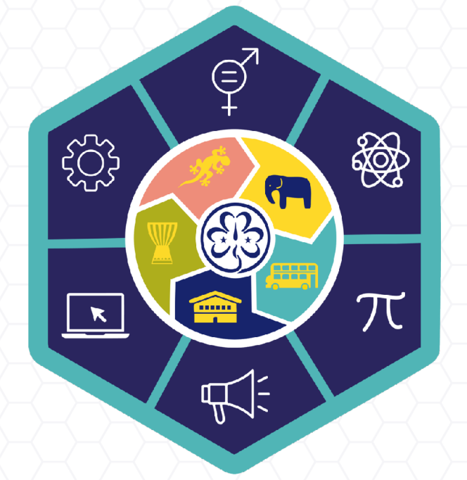 Image of Discovering STEM badge design.