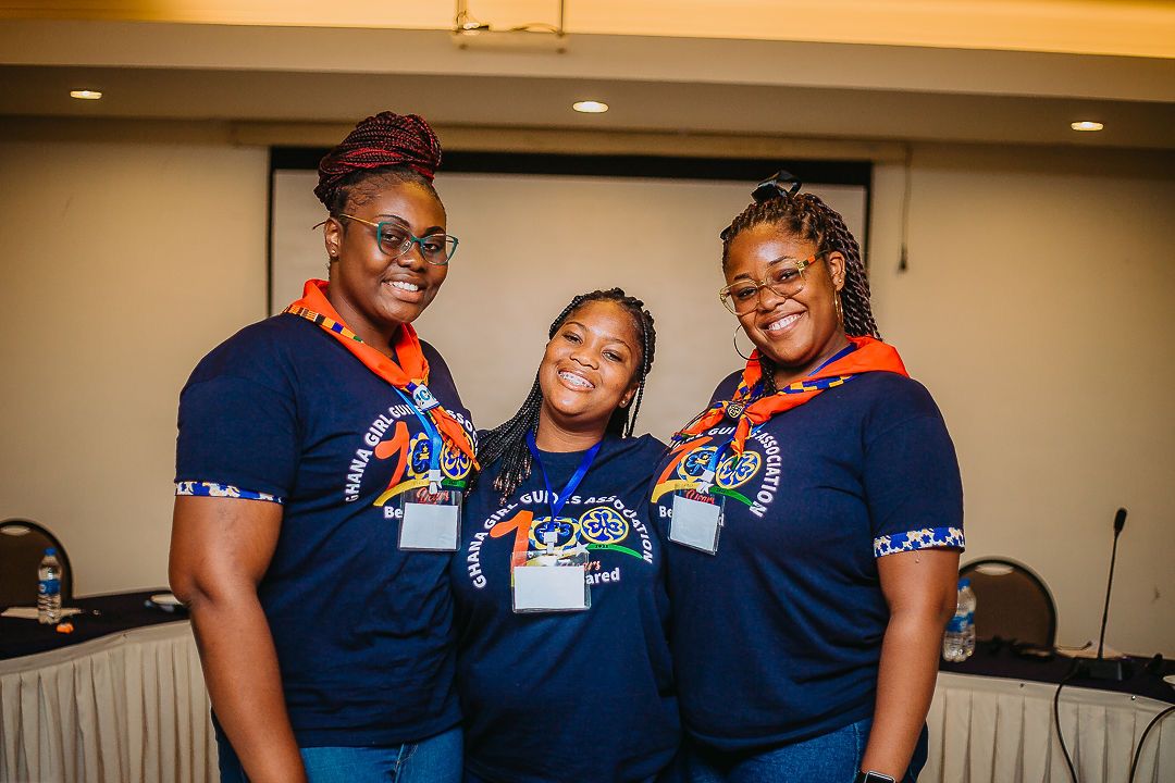 Girl Guides of Ghana at an event