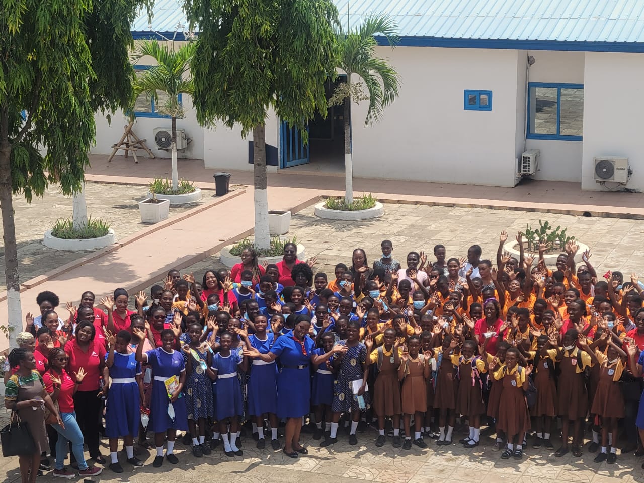 Ghana celebrating during an event